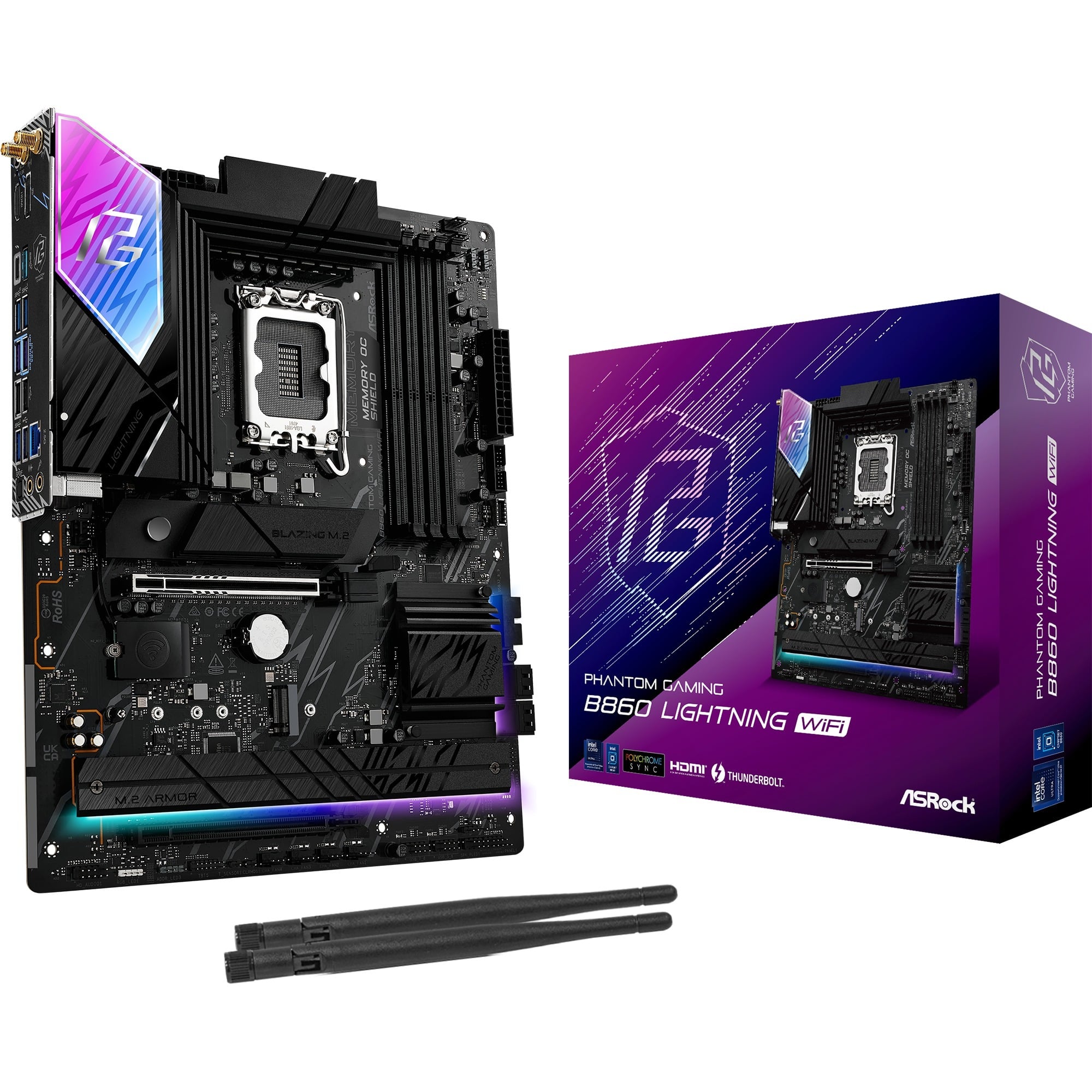 B860 Lightning WiFi, Mainboard