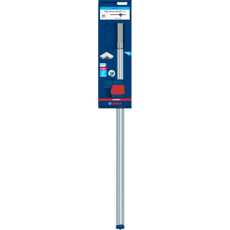 EXPERT Hammerbohrer SDS Clean max-8X Set, Ø 25mm