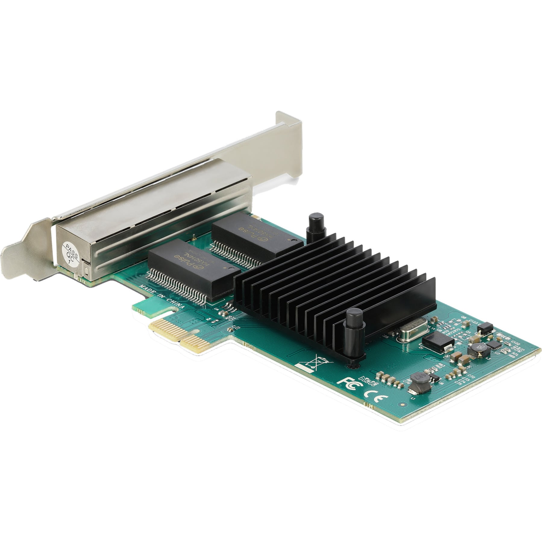 PCI Express x1 zu 4 x RJ45 Gigabit LAN i350, LAN-Adapter