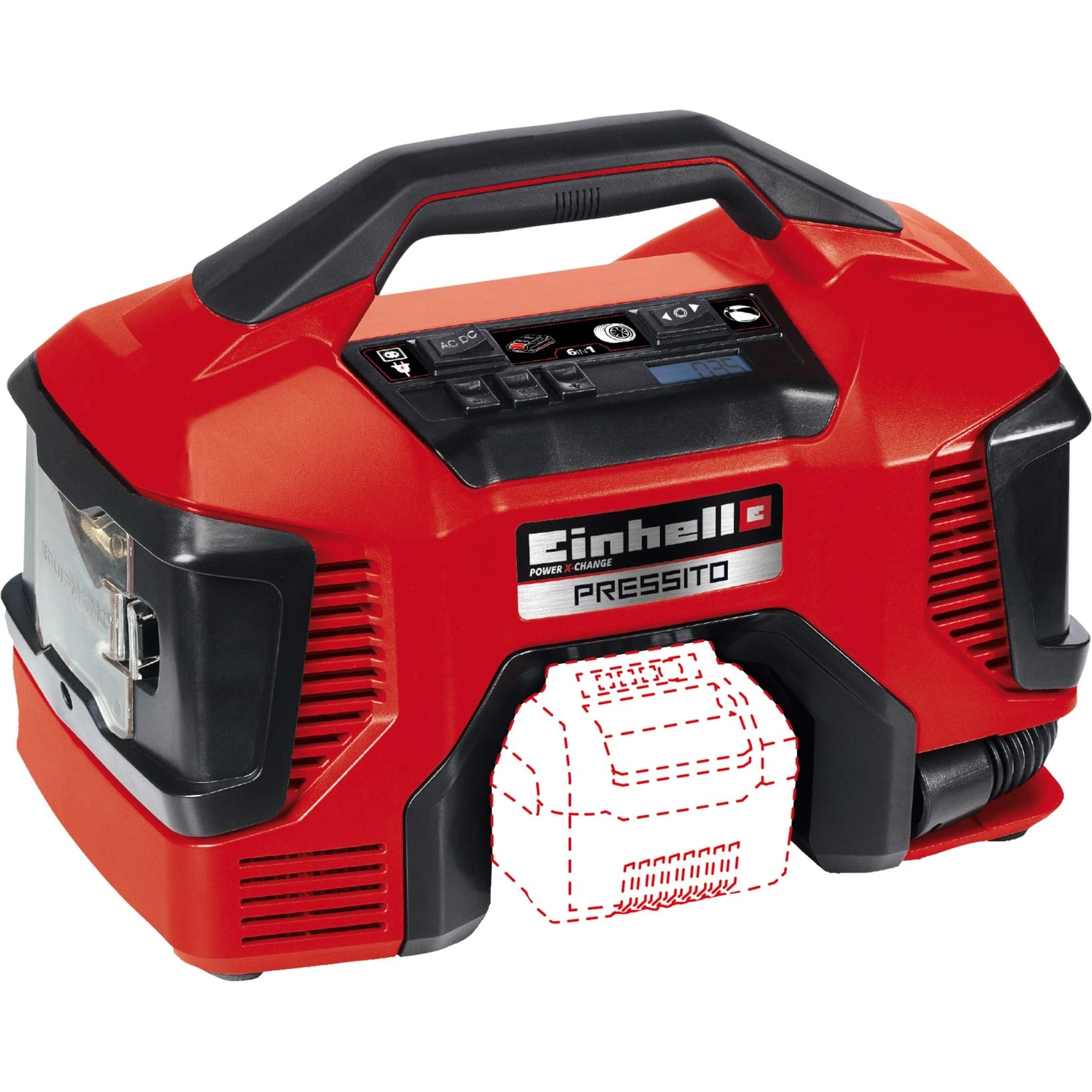 Power X-Change Hybrid-Kompressor PRESSITO, 18Volt / 220Volt