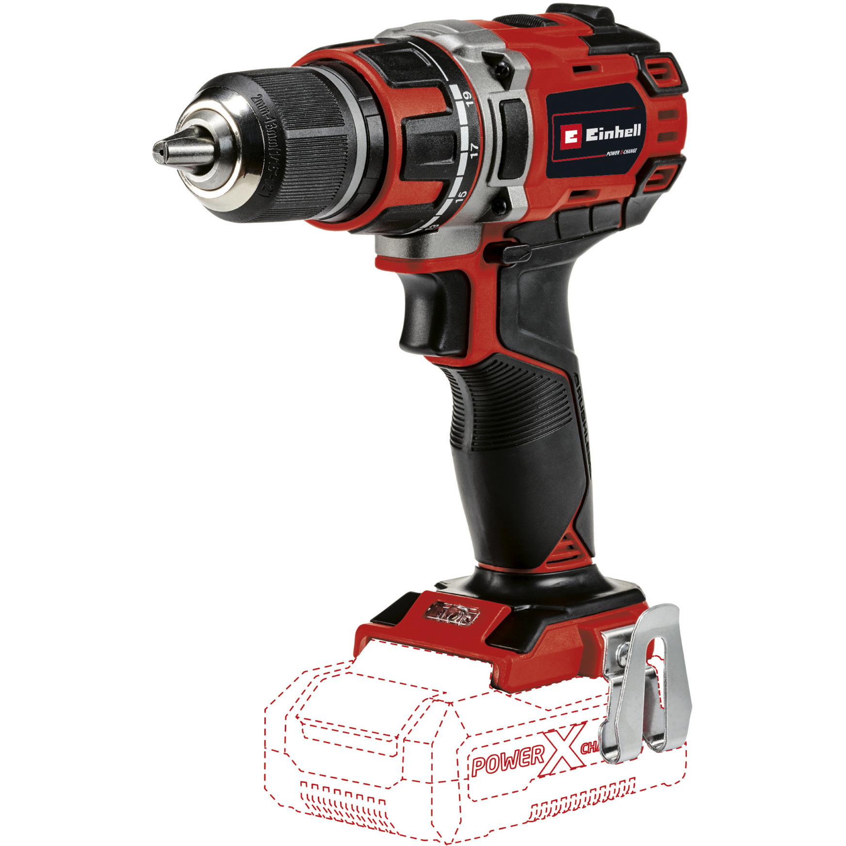 Professional Akku-Bohrschrauber TP-CD 18/50 Li BL Solo, 18Volt
