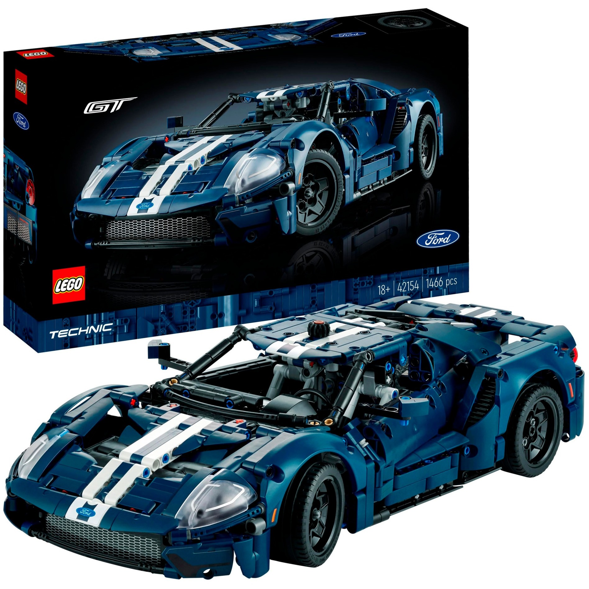 42154 Technic Ford GT 2022, Konstruktionsspielzeug