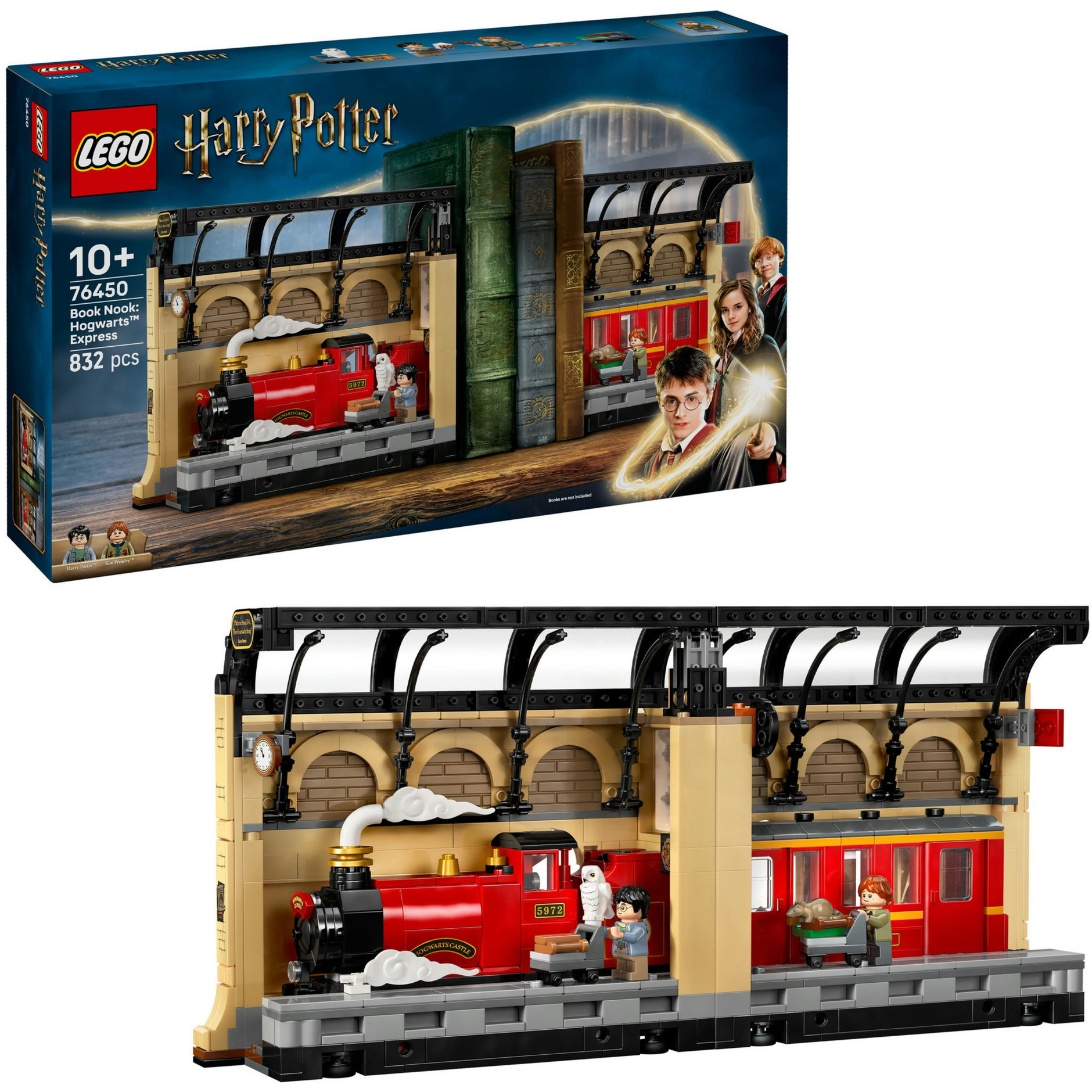 76450 Harry Potter Buchstütze: Hogwarts Express, Konstruktionsspielzeug