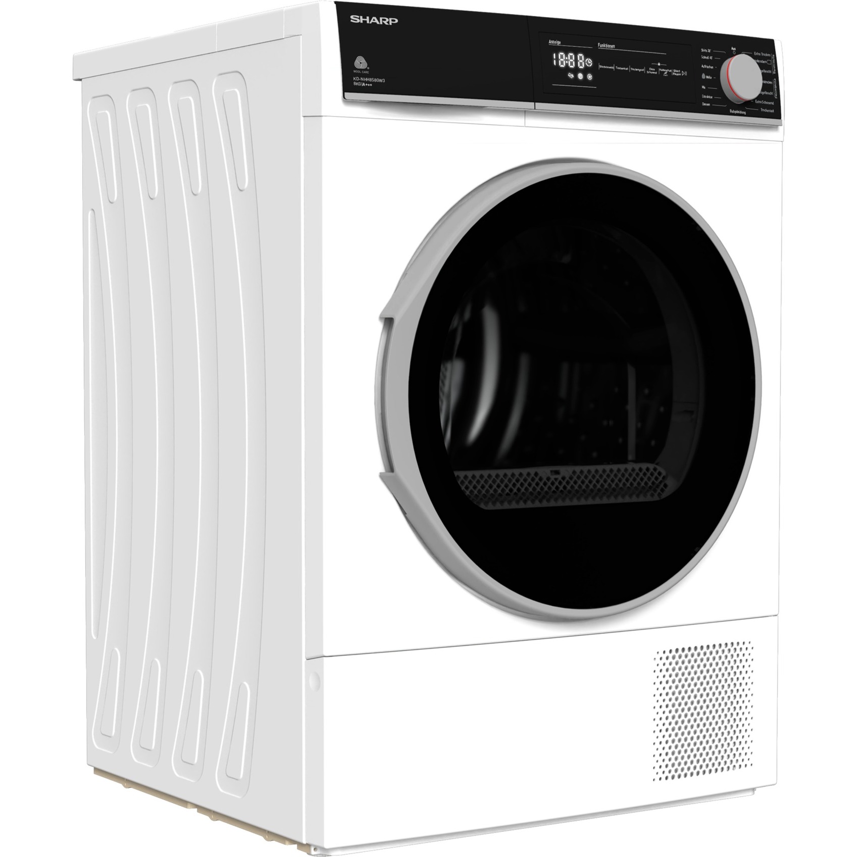 KD-NHH8S8GW3-DE, Wärmepumpentrockner