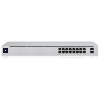 Ubiquiti Switch Standard 16 PoE - 16 Ports - 16x GE (10/100/1000) - 2x SFP - 8x PoE+