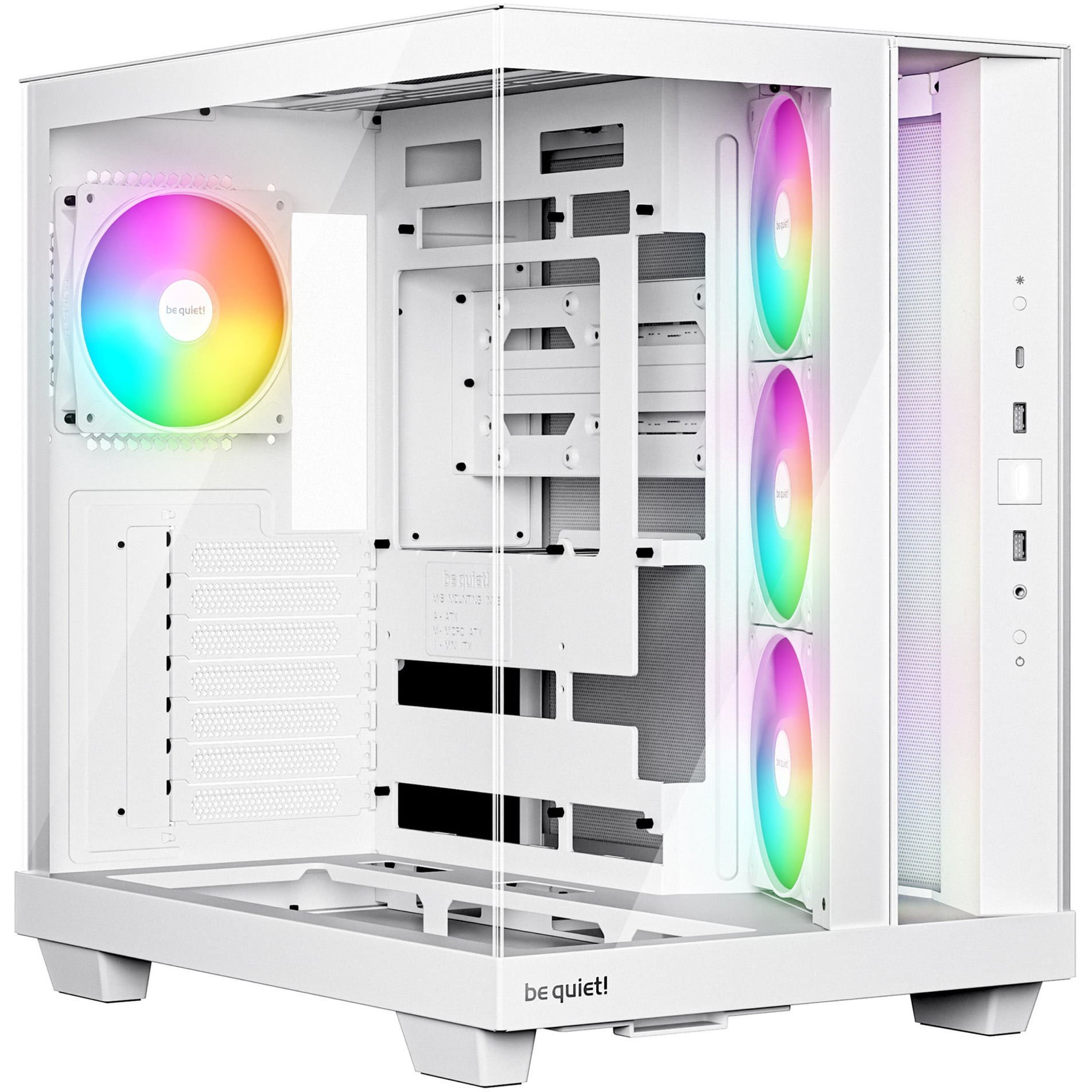 Light Base 500 LX White, Tower-Gehäuse