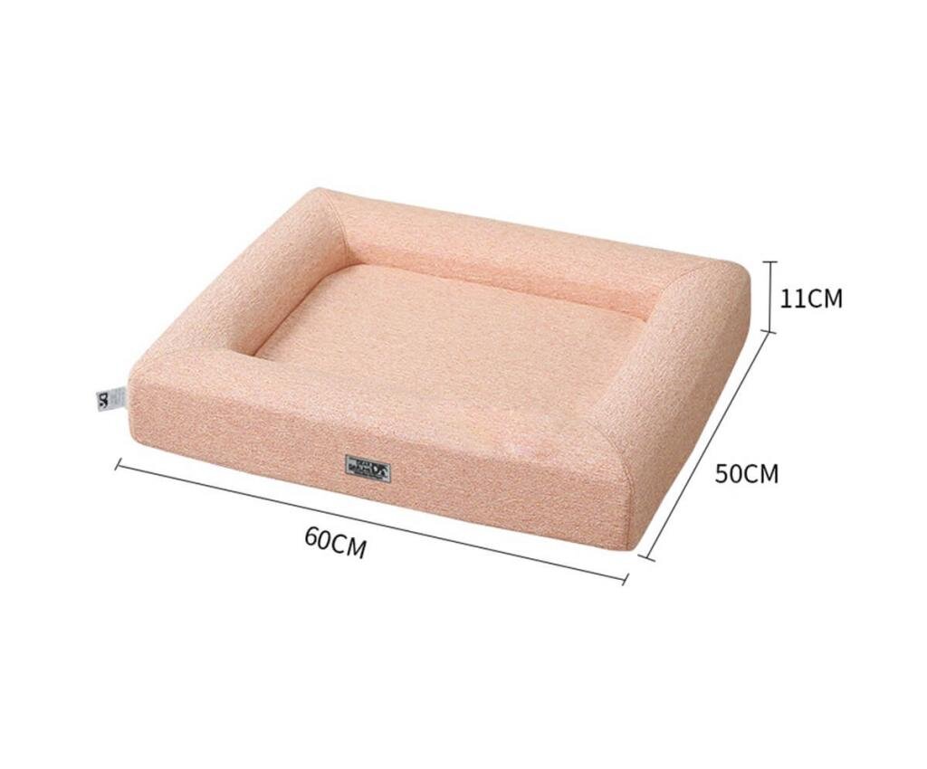 DEAR DARLING DD-01GRM Orthop√§disches Luxus Katzen - u. Hundebett Anthrazit Gr. M 50x60cm mit Memory Schaum