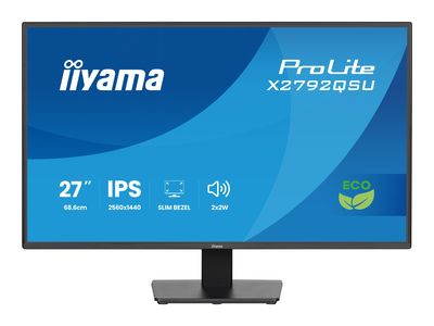 iiyama LED-Display ProLite X2792QSU-B1 - 68.6 cm (27") - 2560 x 1440 WQHD