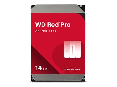 WD HDD Red Pro WD142KFGX - 14 TB - 3.5" - SATA 6 GB/s