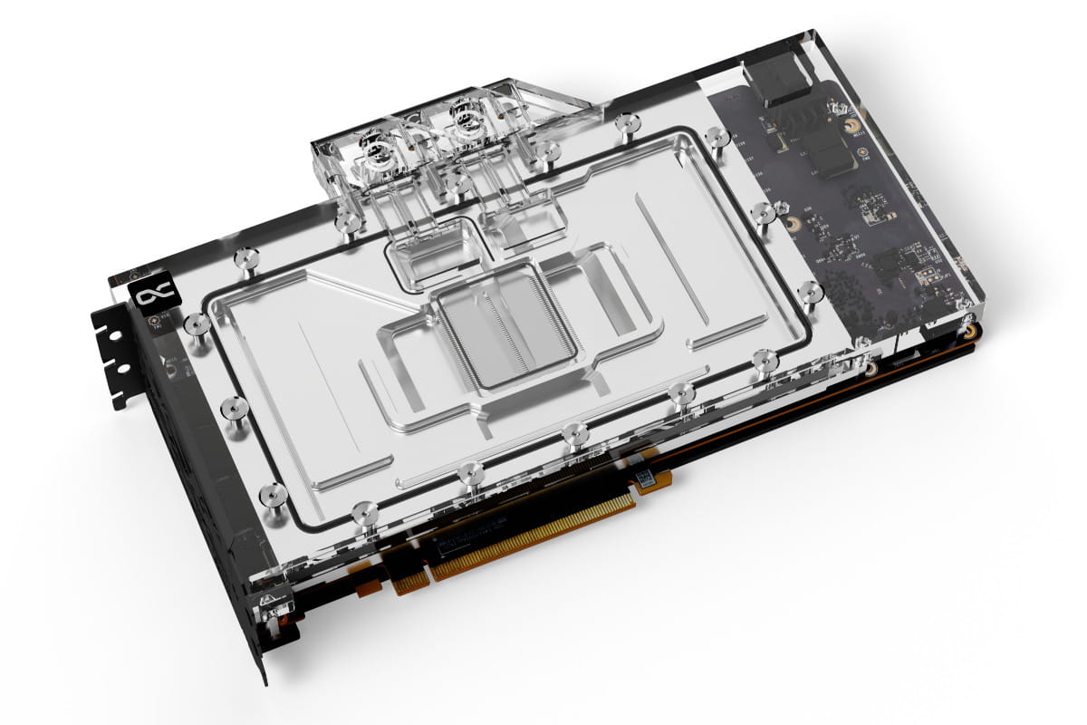 Eisblock Aurora Acryl GPX-N RTX 4090 Suprim mit Backplate