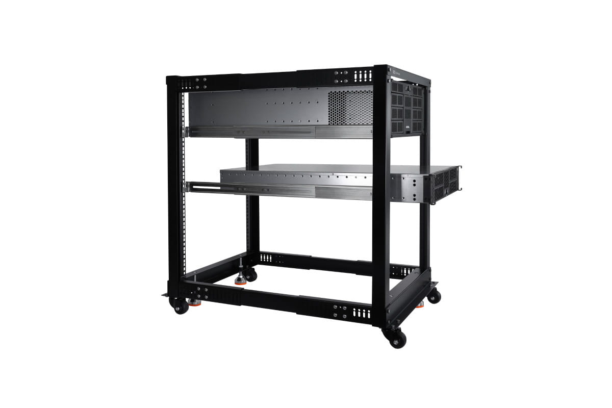 ES 19" Open Frame Serverrack 15HE Verstellbare Tiefe