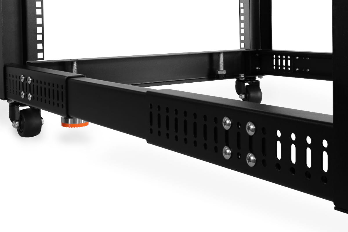 ES 19" Open Frame Serverrack 18HE Verstellbare Tiefe