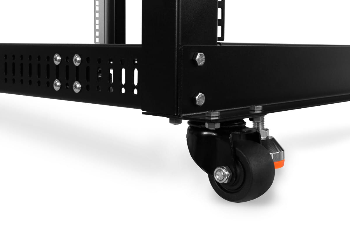 ES 19" Open Frame Serverrack 25HE Verstellbare Tiefe