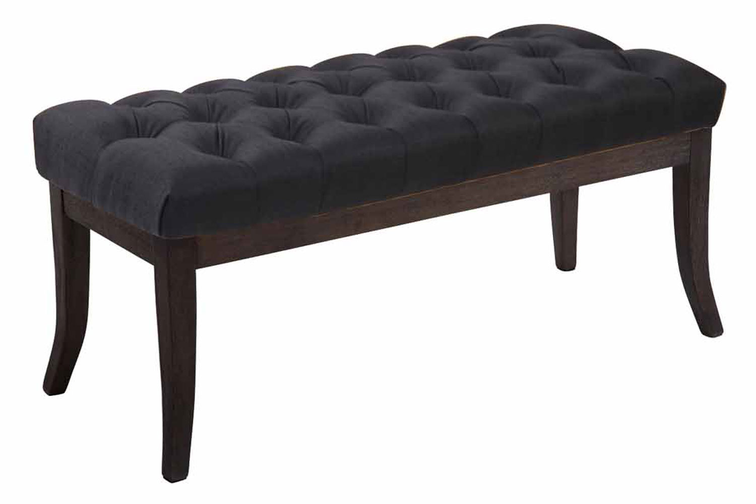 Sitzbank Ramses Stoff antik-dunkel 100 cm