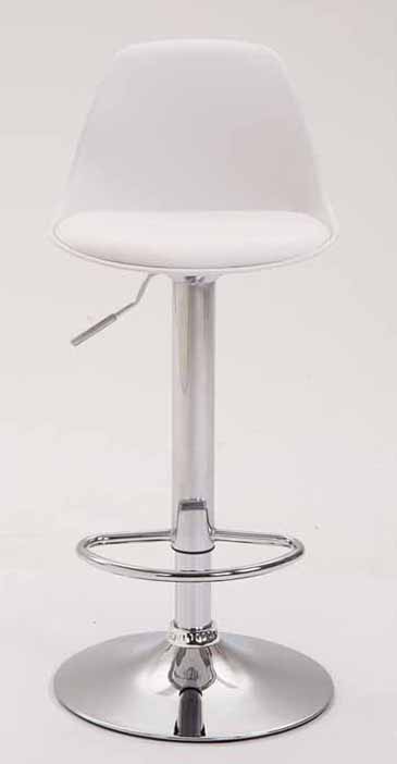 2er Set Barhocker Kiel Kunststoff chrom