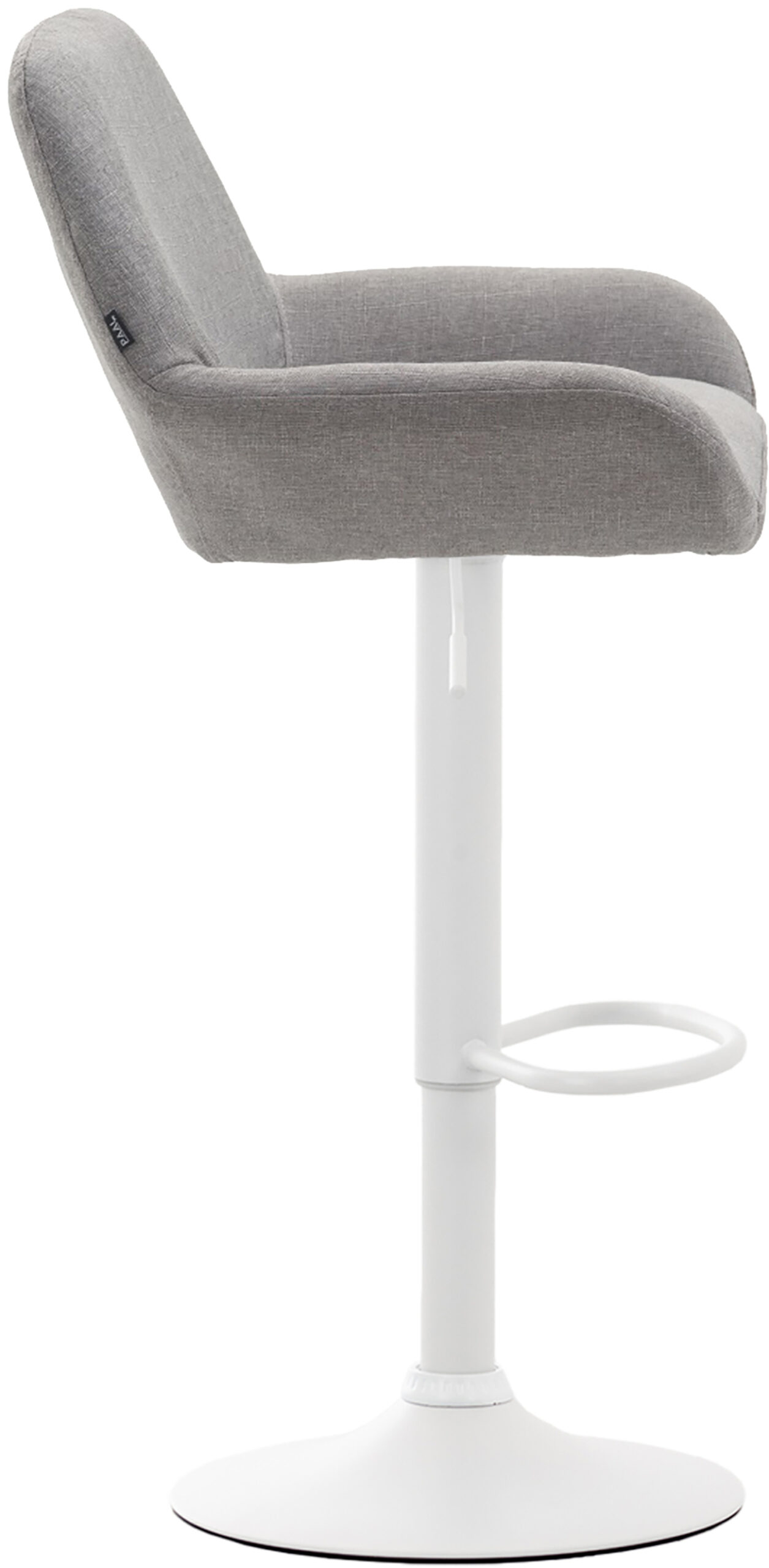 Barhocker Braga Stoff weiß