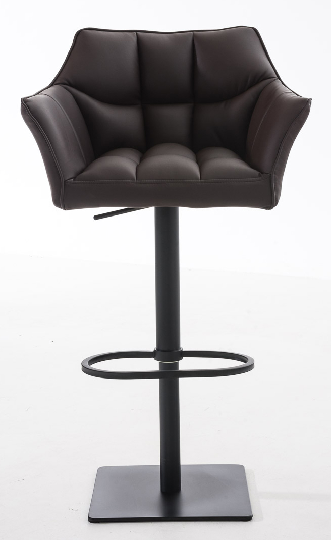 2er Set Barhocker Damaso Kunstleder schwarz