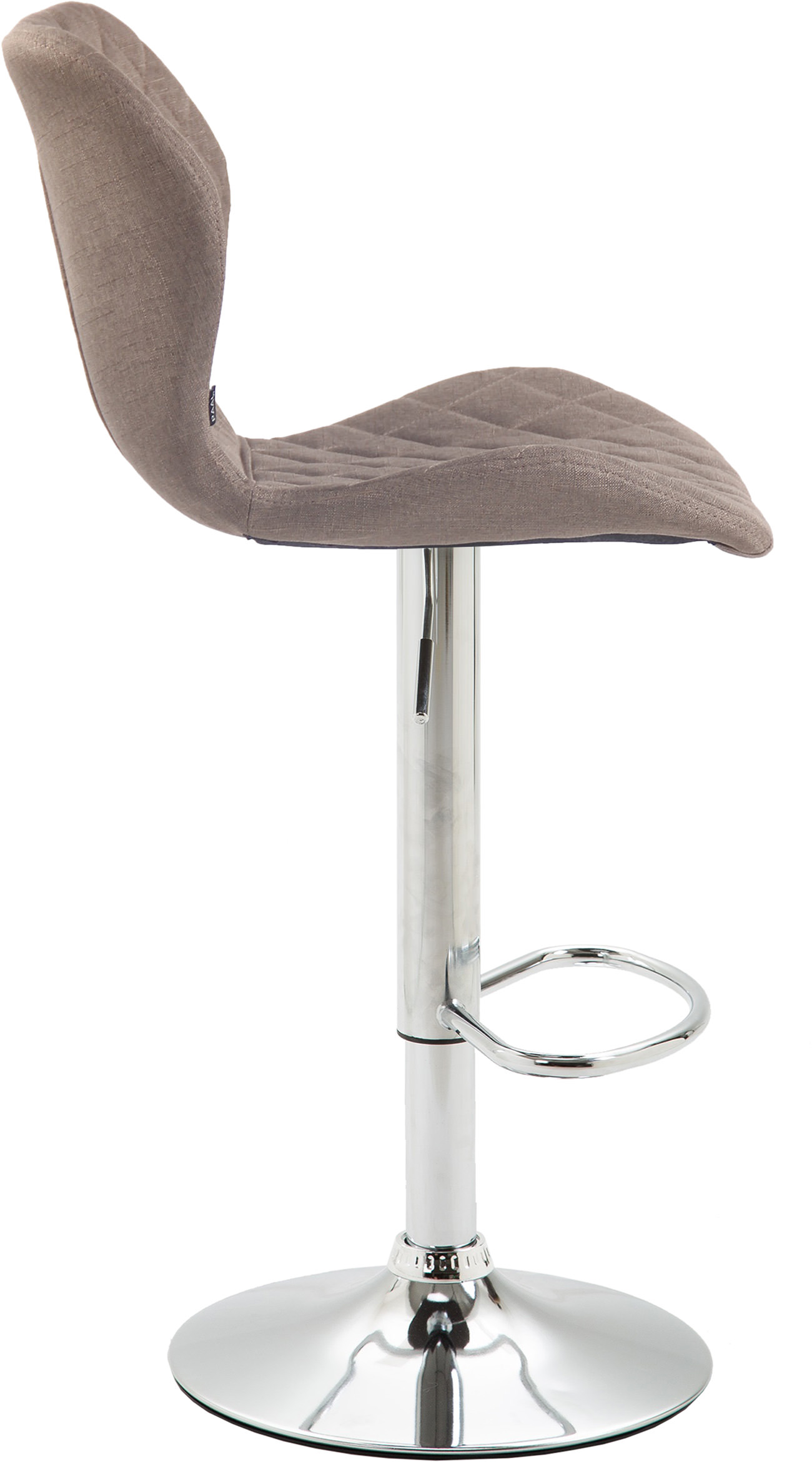 2er Set Barhocker Cork Stoff chrom