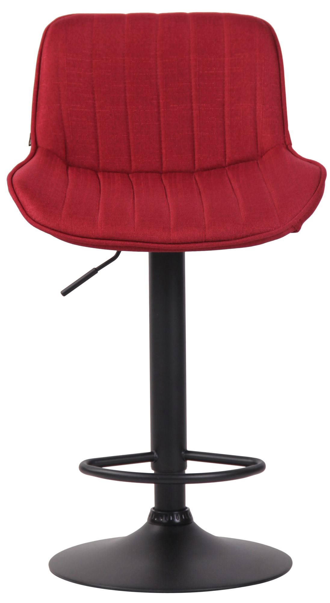 Barhocker Lentini Stoff schwarz