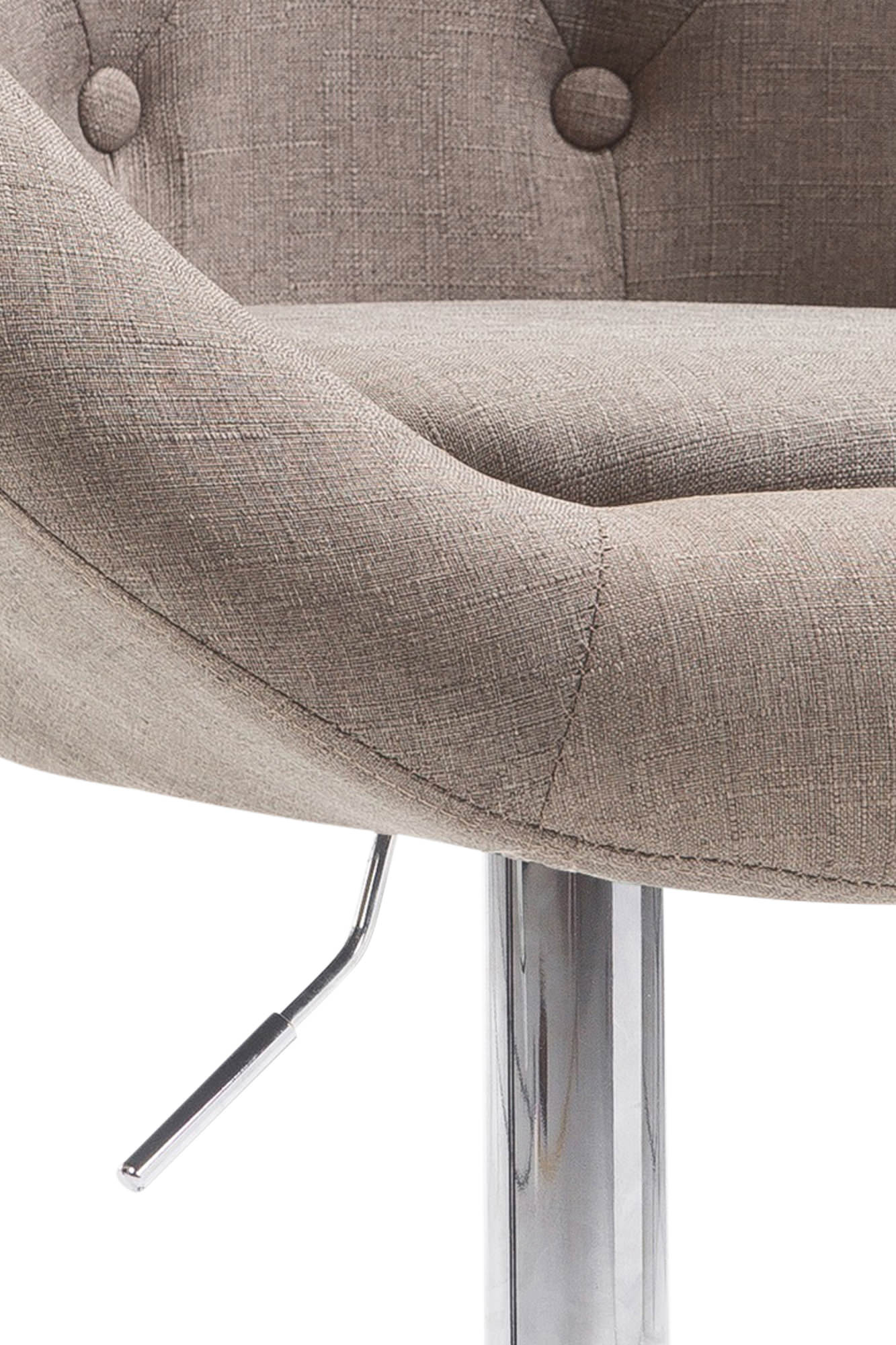 Barhocker London V2 Stoff chrom