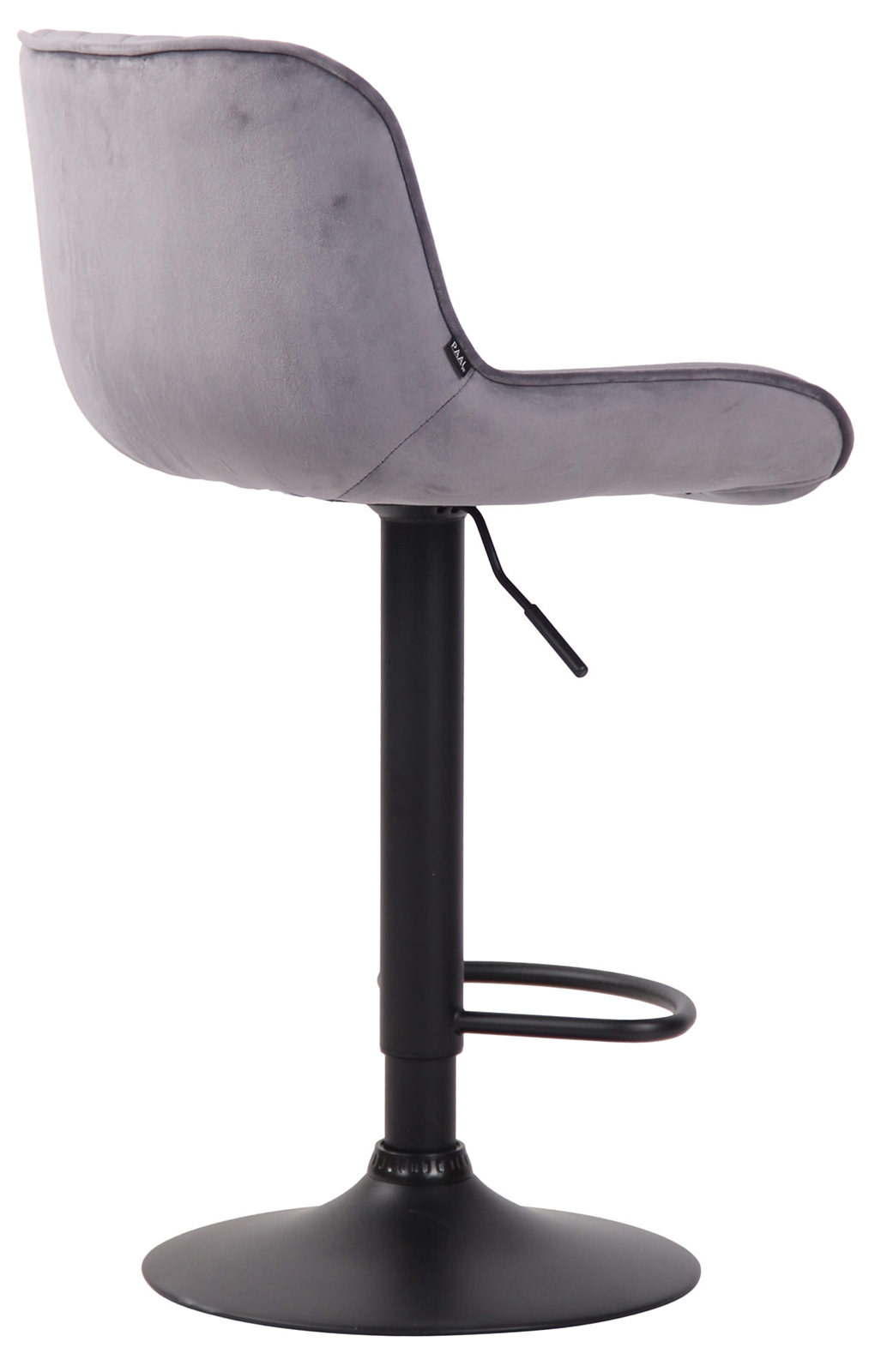2er Set Barhocker Lentini Samt schwarz