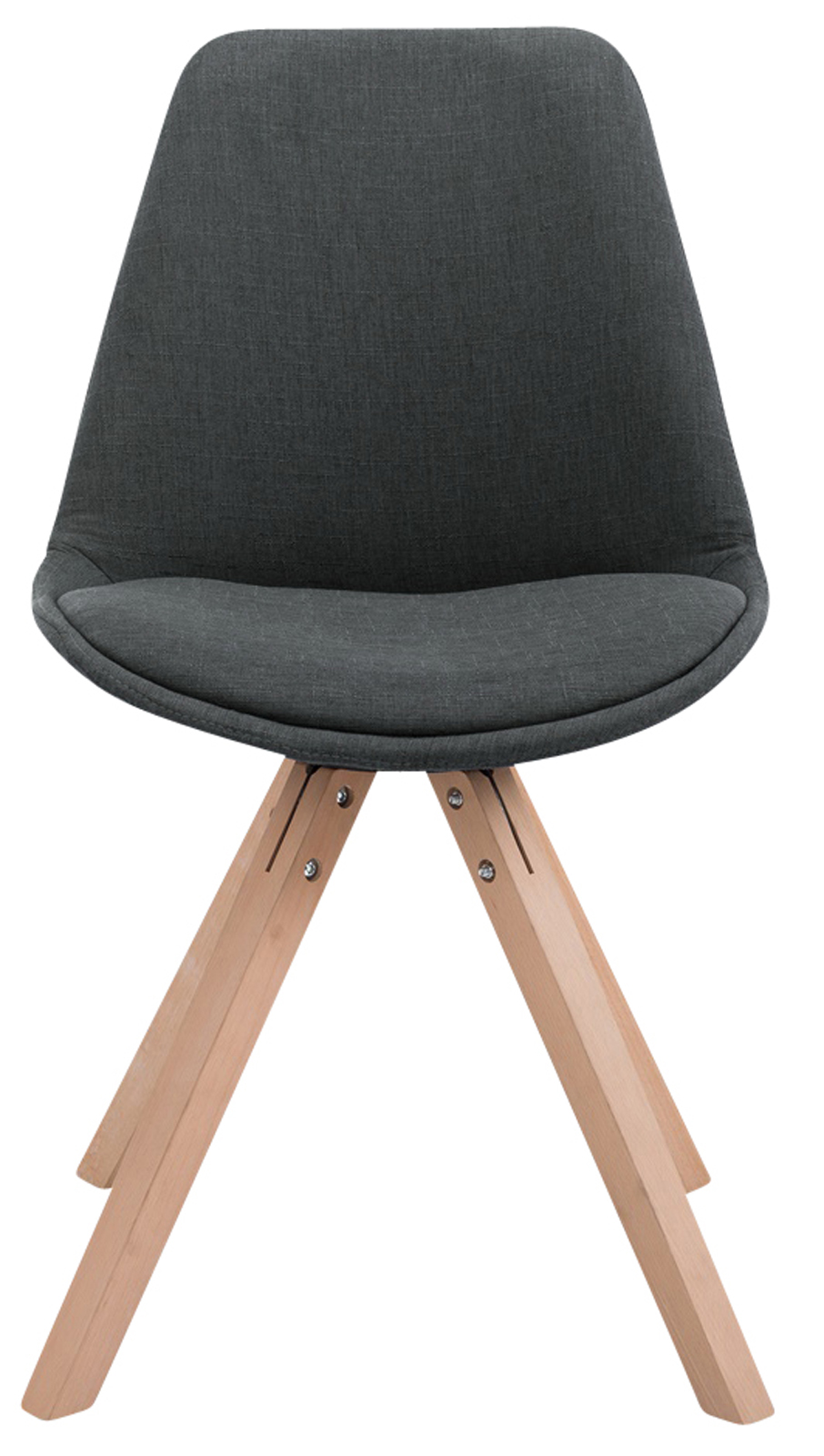 4er Set Besucherstuhl Toulouse Stoff Square Natura
