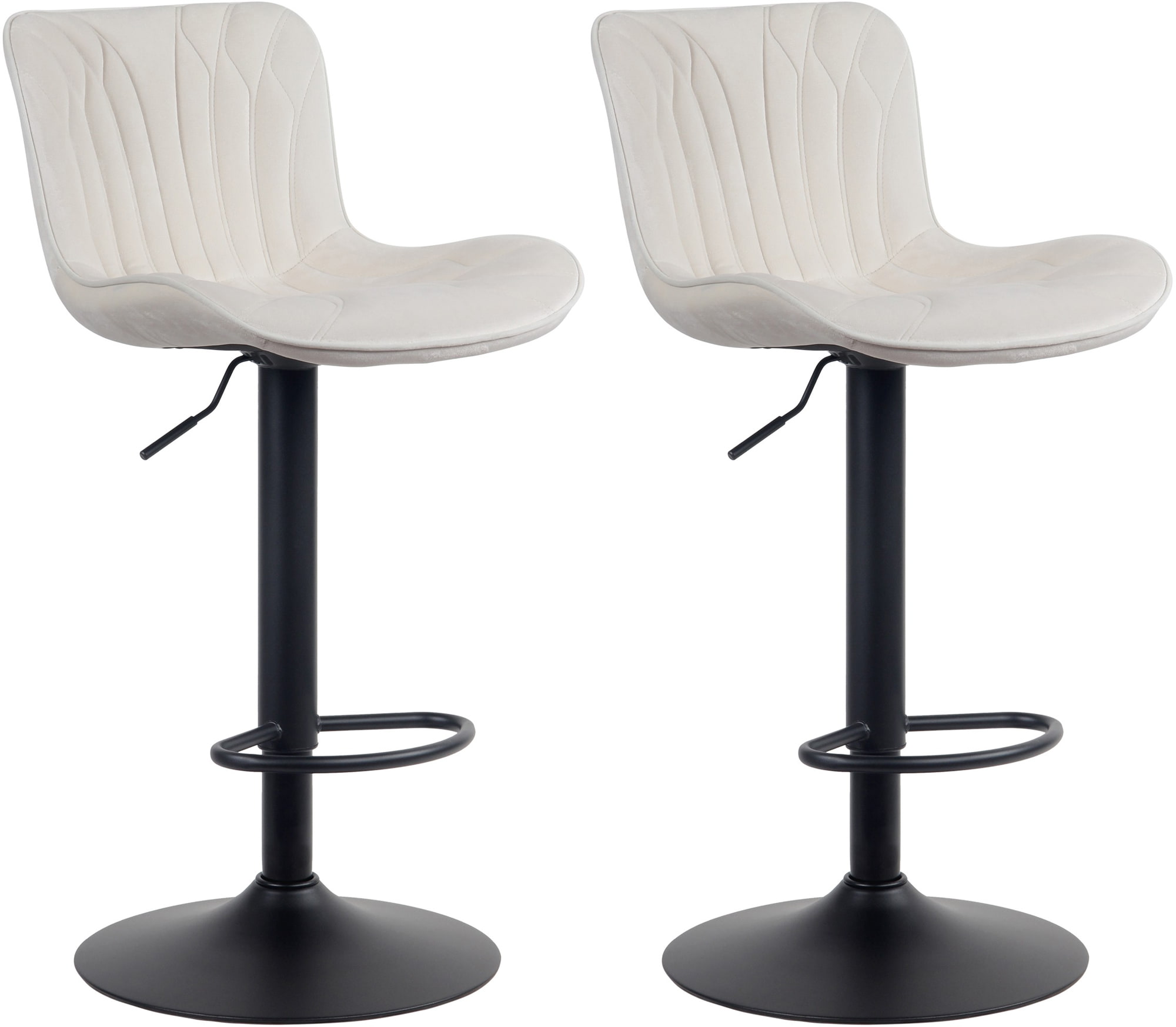 2er Set Barhocker Linus Samt