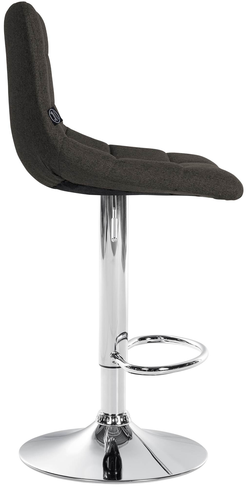 2er Set Barhocker Jerry Stoff chrom