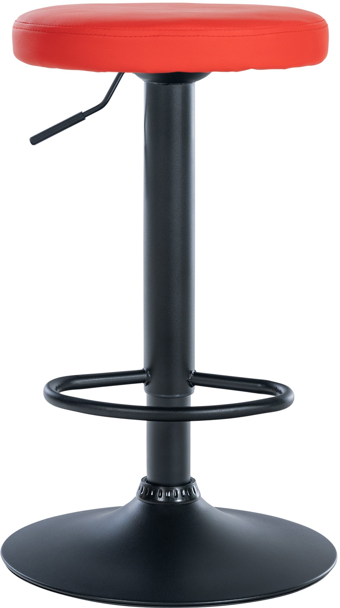 2er Set Barhocker Ponte Kunstleder schwarz