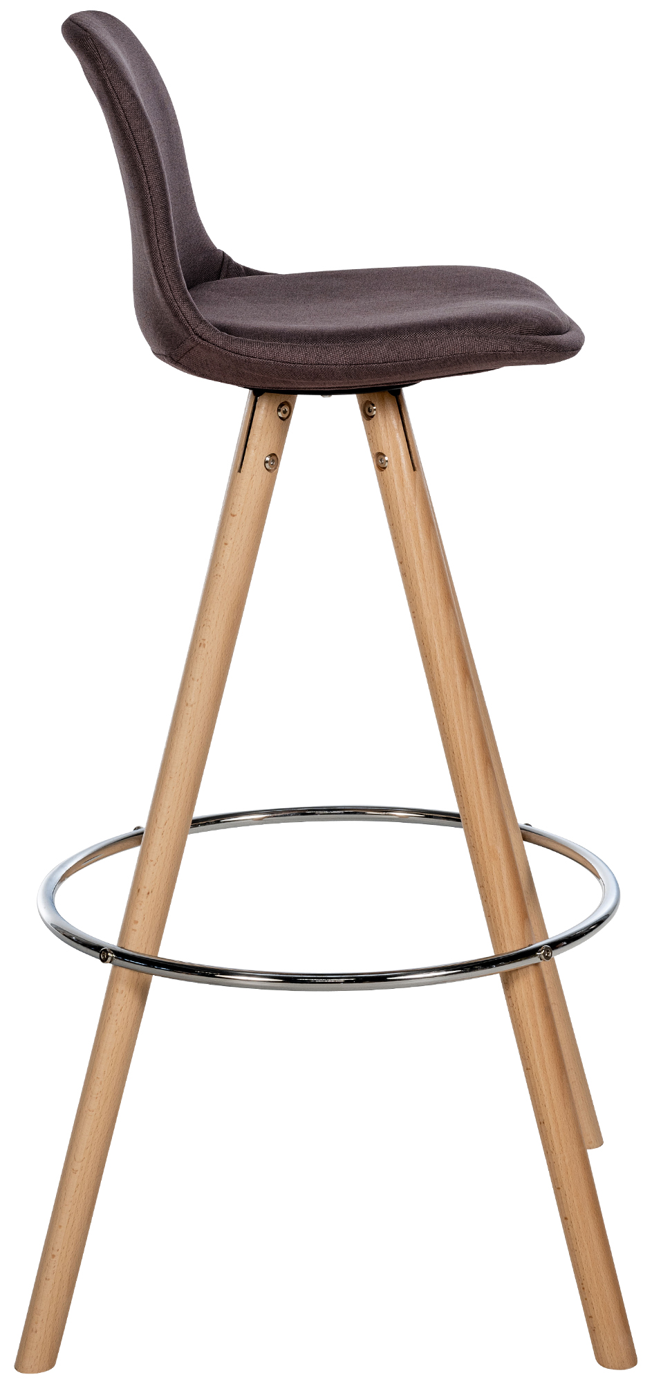 Barhocker Corbin Stoff Rund natura