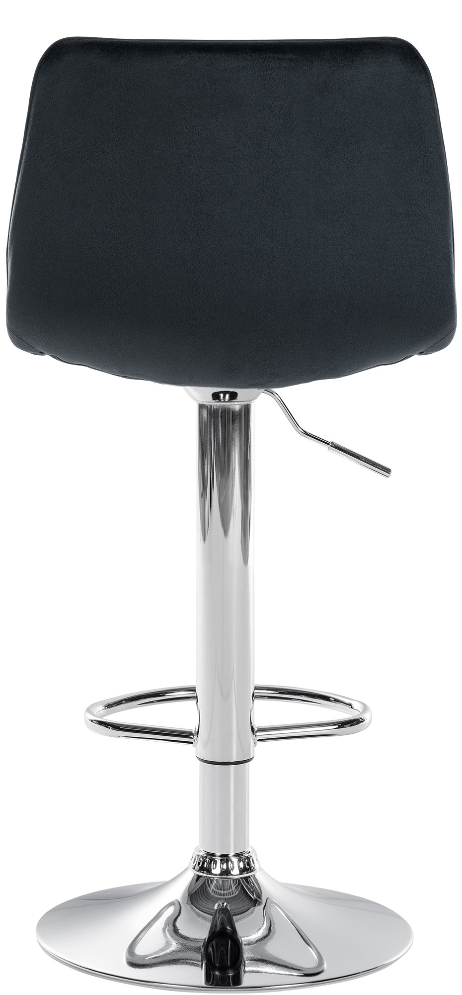 2er Set Barhocker Lex Samt Chrom