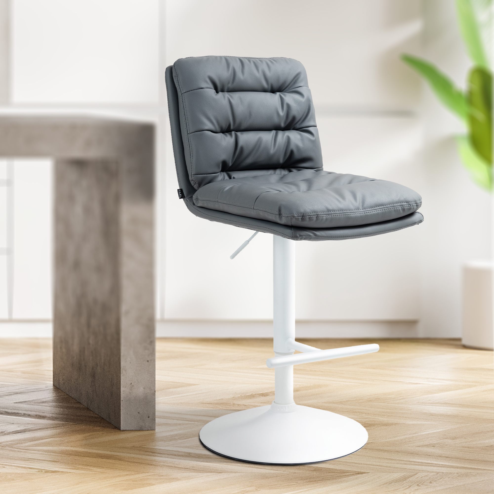 Barhocker Damar Kunstleder weiß