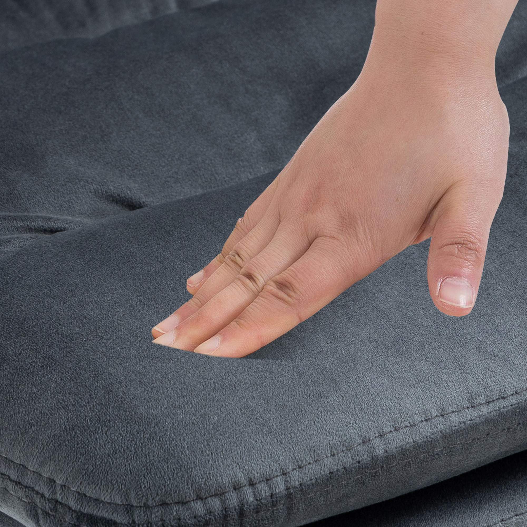 Barhocker Damar Samt chrom