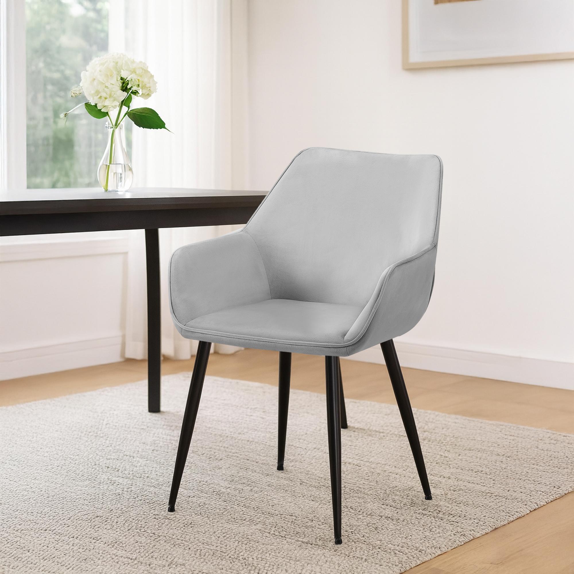2er Set Esszimmerstuhl Vessa Samt