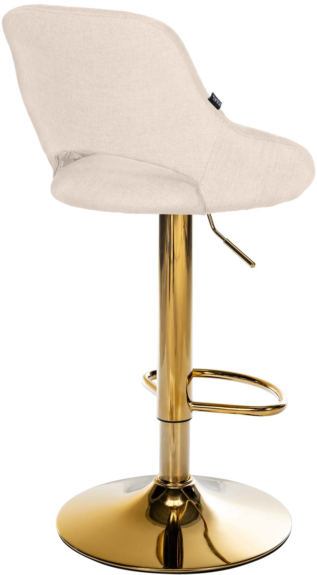 Barhocker Milet Stoff gold