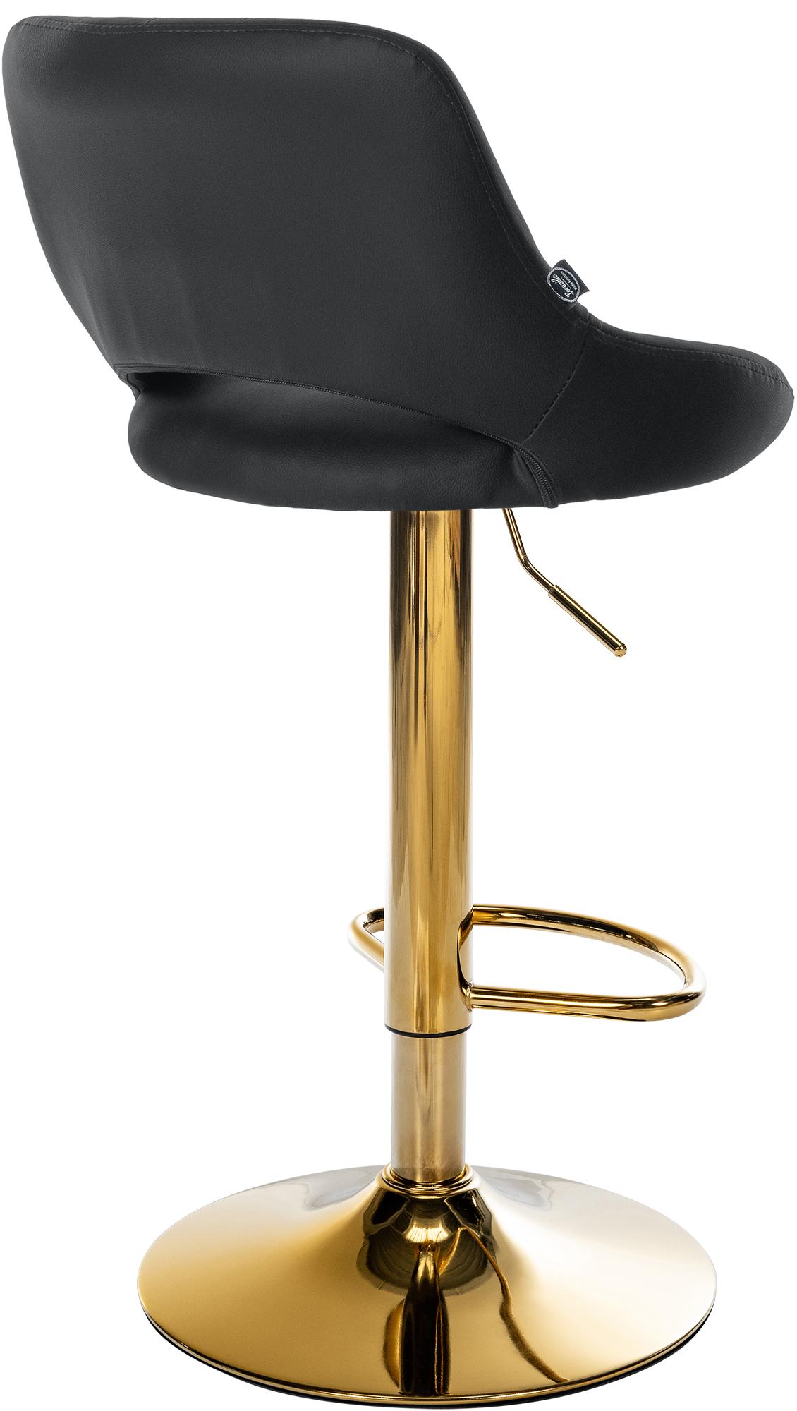Barhocker Milet Kunstleder gold