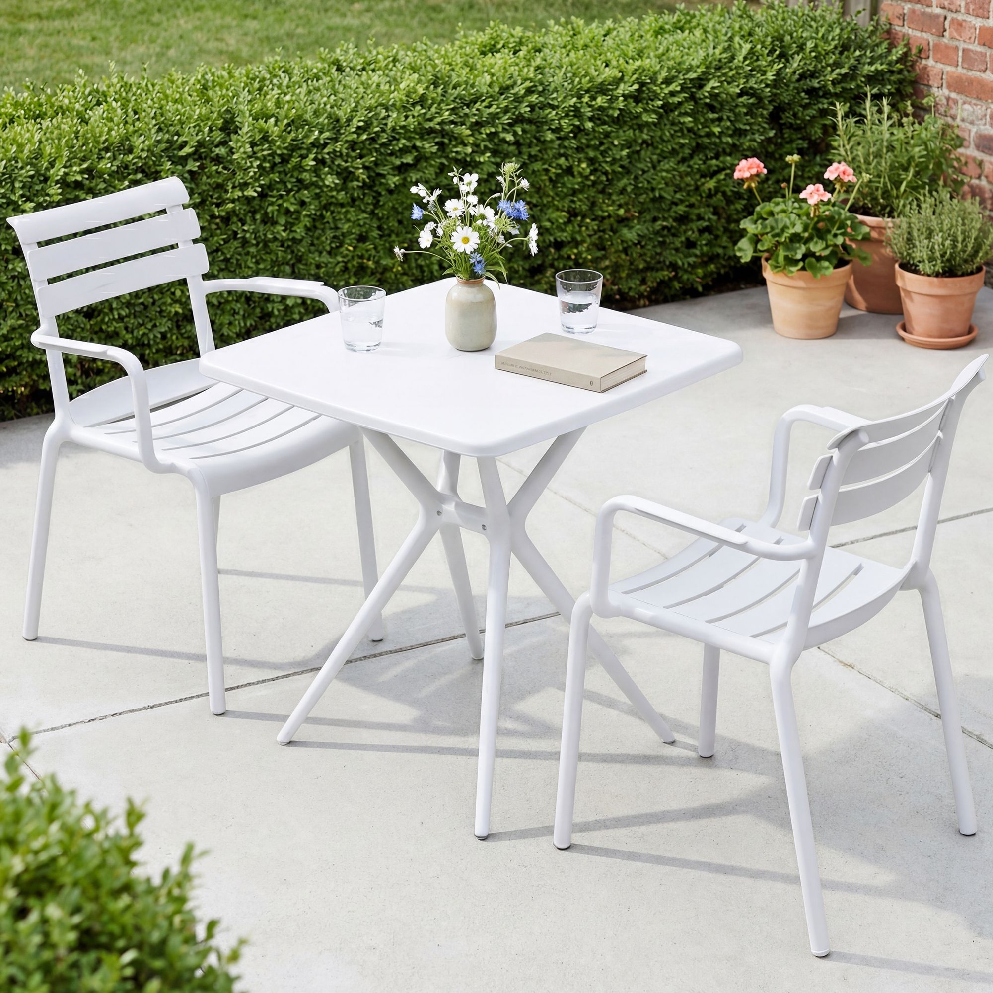 Gartenmöbel-Set Avena mit 2 Stühlen
