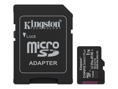 Kingston Flash-Card inkl. SD-Adapter Canvas Select Plus - microSDXC UHS-I - 1 TB
