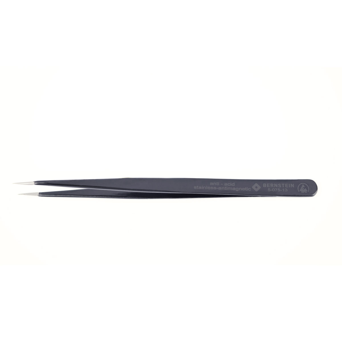 ESD SMD Pinzette 140mm Form BB Edelstahl, ableitfähig