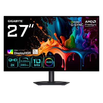 GIGABYTE OLED-Display MO27Q28G - 68.6 cm (27") - 2560 x 1440 WQHD