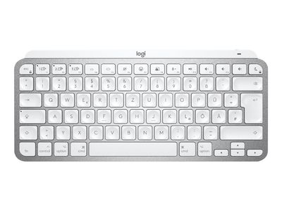 Logitech MX Keys Mini for Mac - Tastatur - QWERTY - US International - Pale Gray Eingabegerät