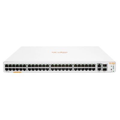 HPE Switch Aruba Instant On 1960 48G 2XGT - 50 Ports - 48x GE (10/100/1000) - 2x GE (100/1000/10000) - 2x SFP+