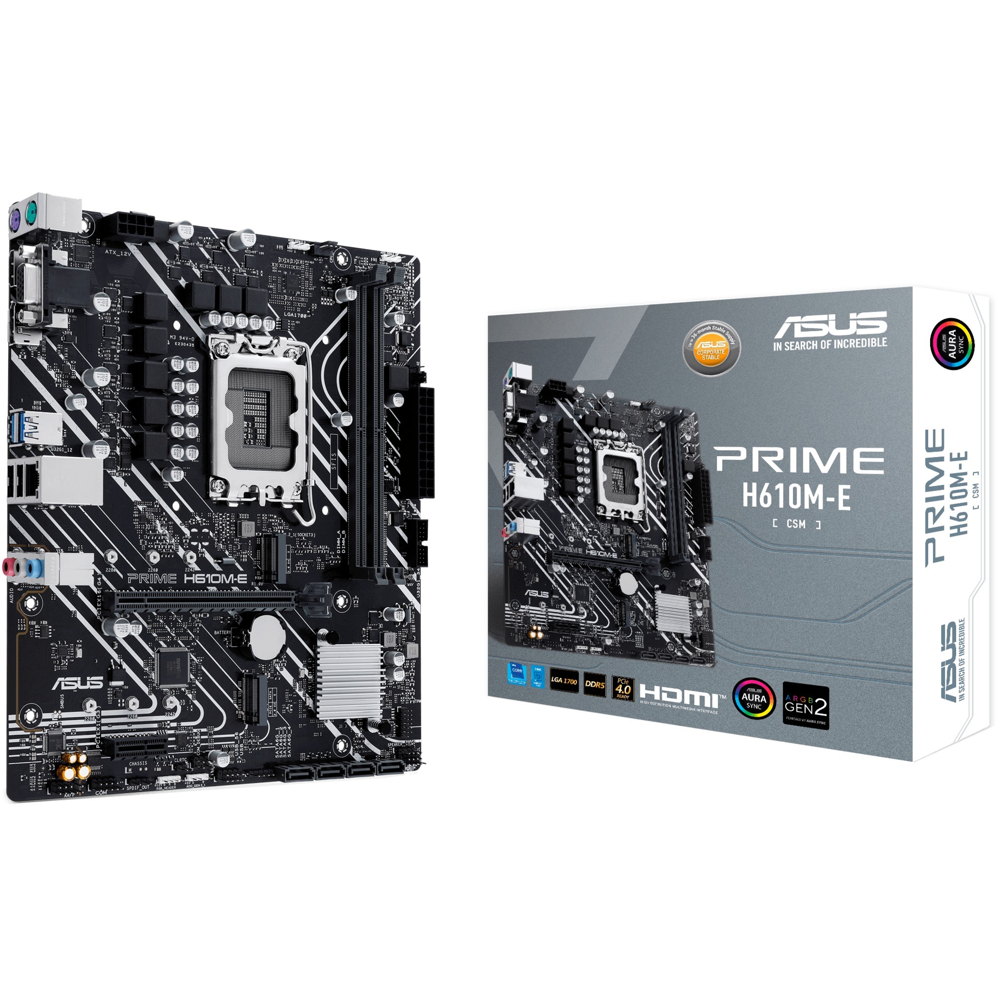 PRIME H610M-E-CSM, Mainboard