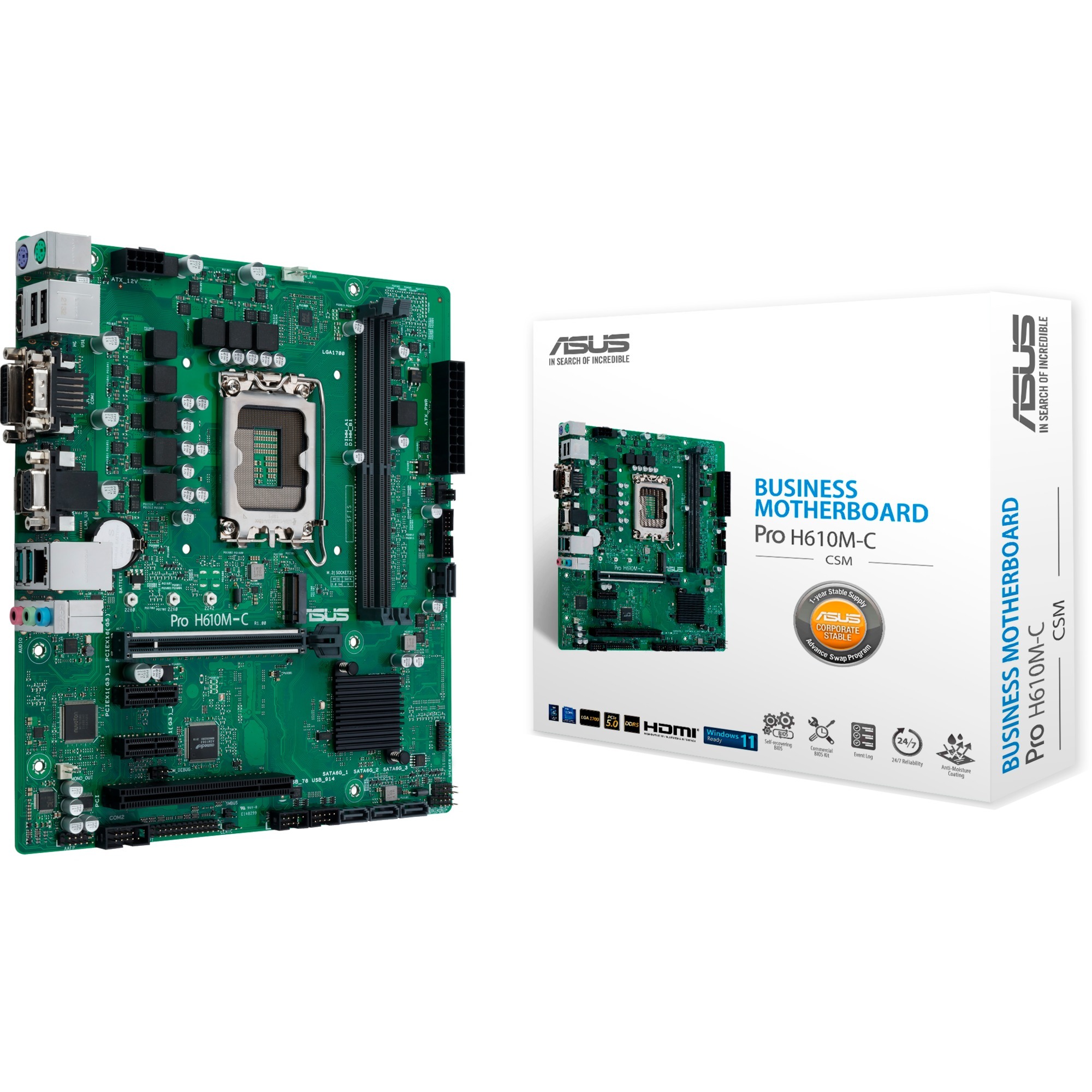 PRO H610M-C-CSM, Mainboard