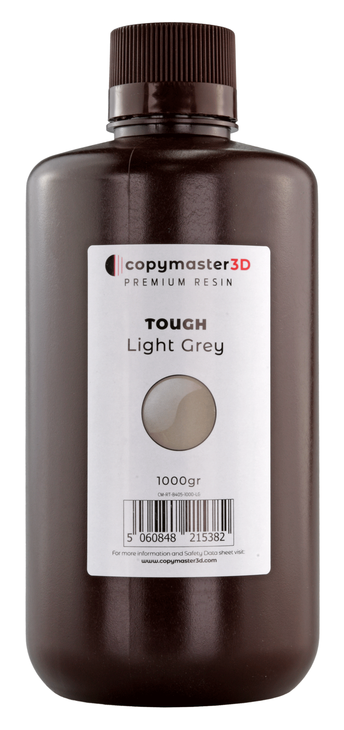 Copymaster3D Tough UV ABS Like  Resin - 1 kg - Light Grey (10 pcs)