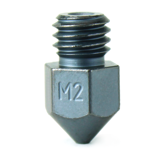 Micro Swiss M2 Hardened High Speed Steel Nozzle - MK8 - 0.40mm (5 pcs)