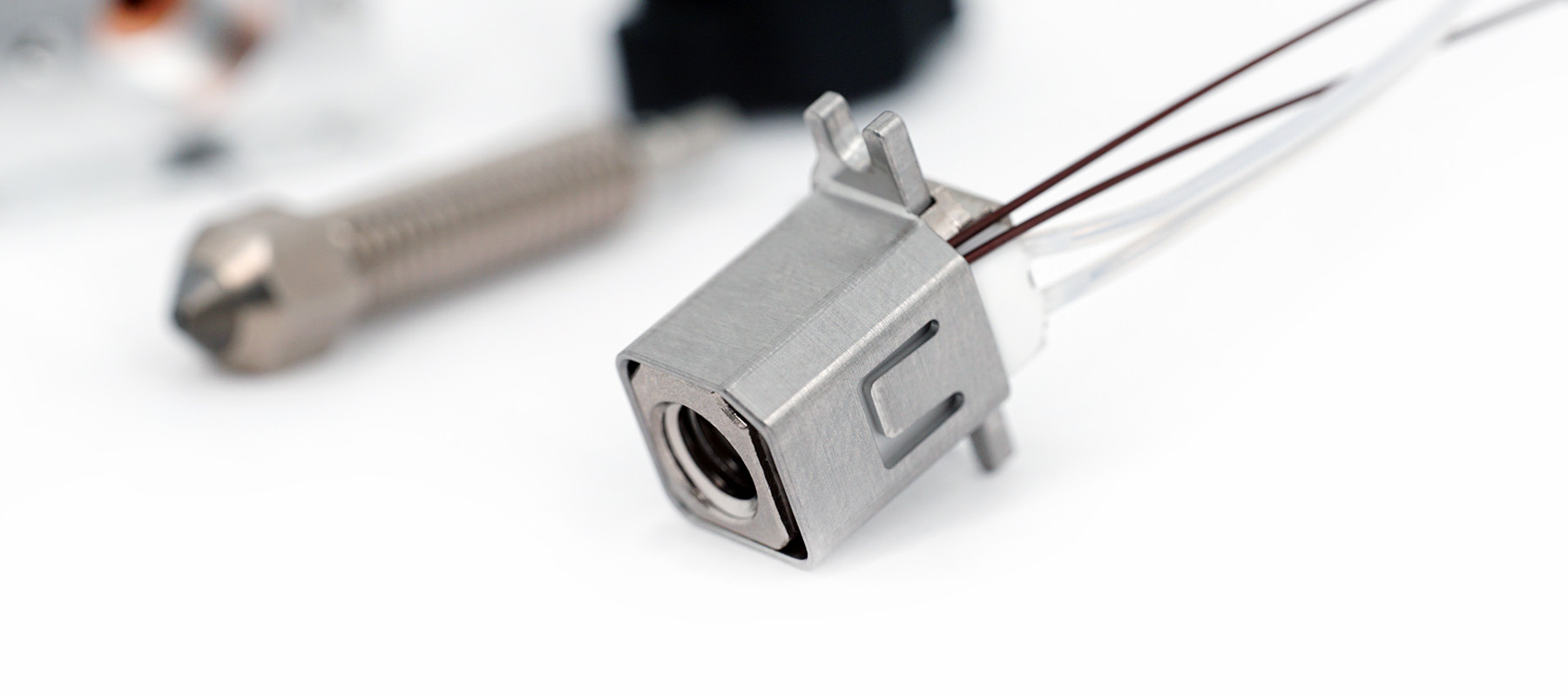 Microswiss FlowTech™ Hotend for Bambu Lab P1P/P1S - DiamondBack - Diamond Tip - Standard Flow