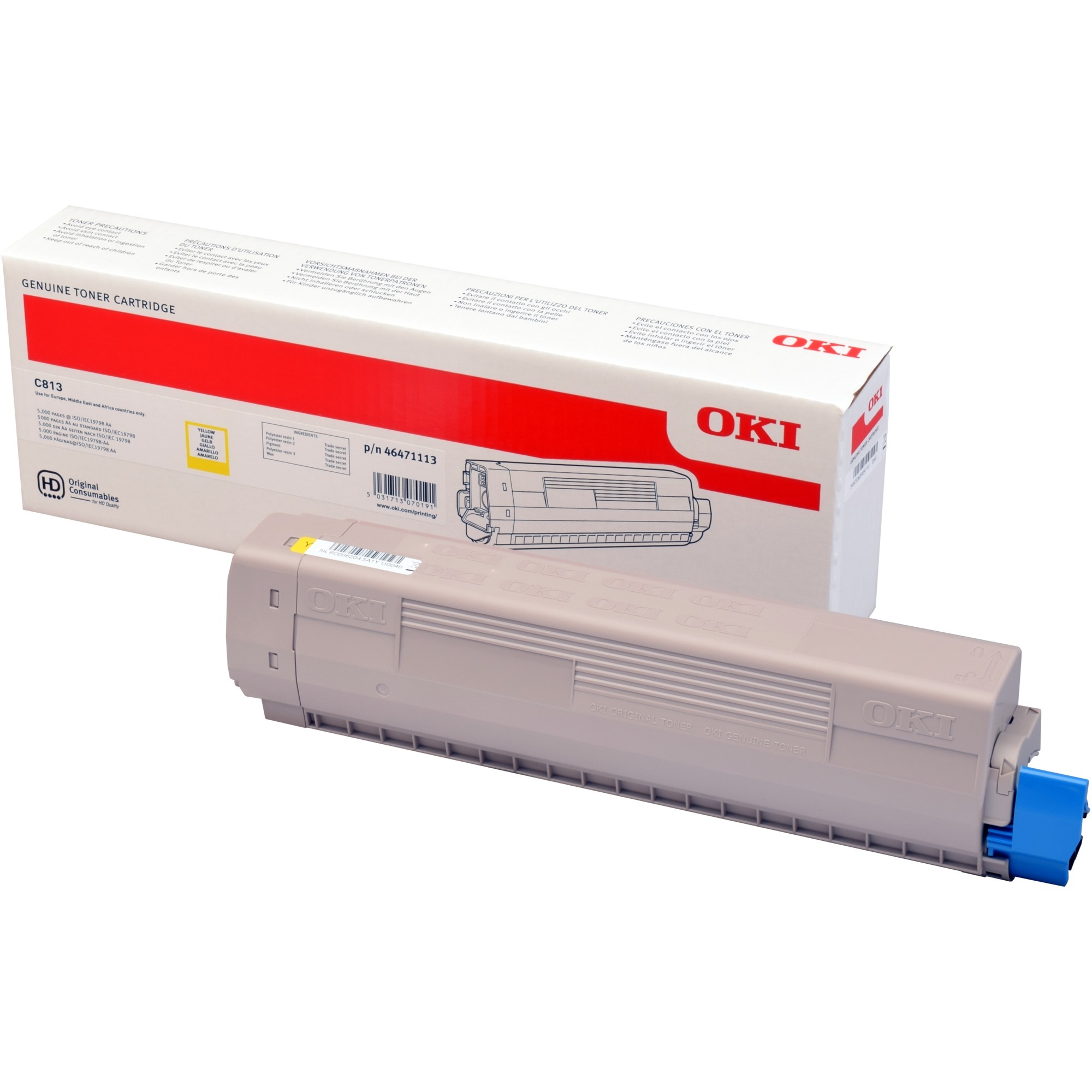 Toner gelb 46471113