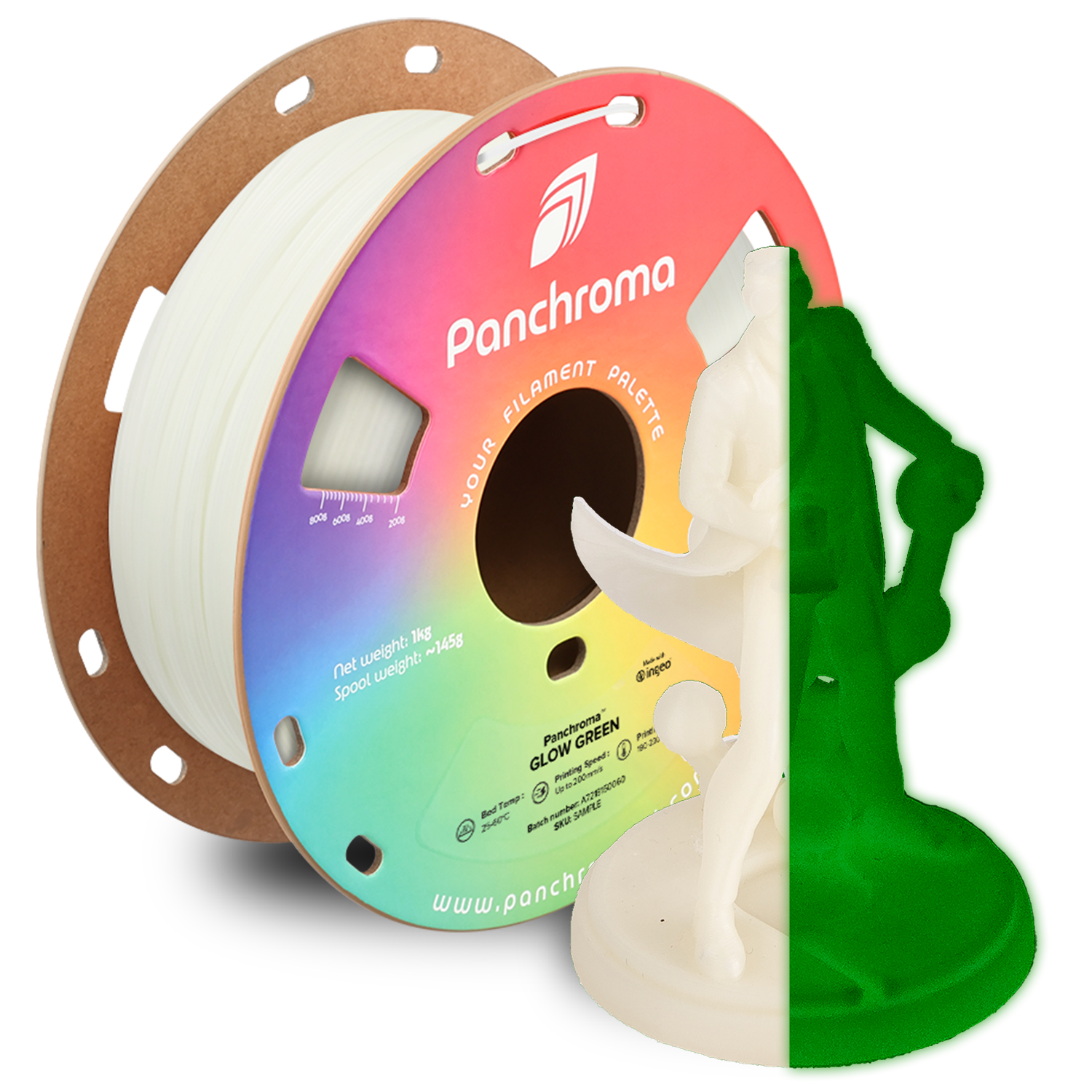 Panchroma™ PLA Glow-in-the-dark (10 pcs)