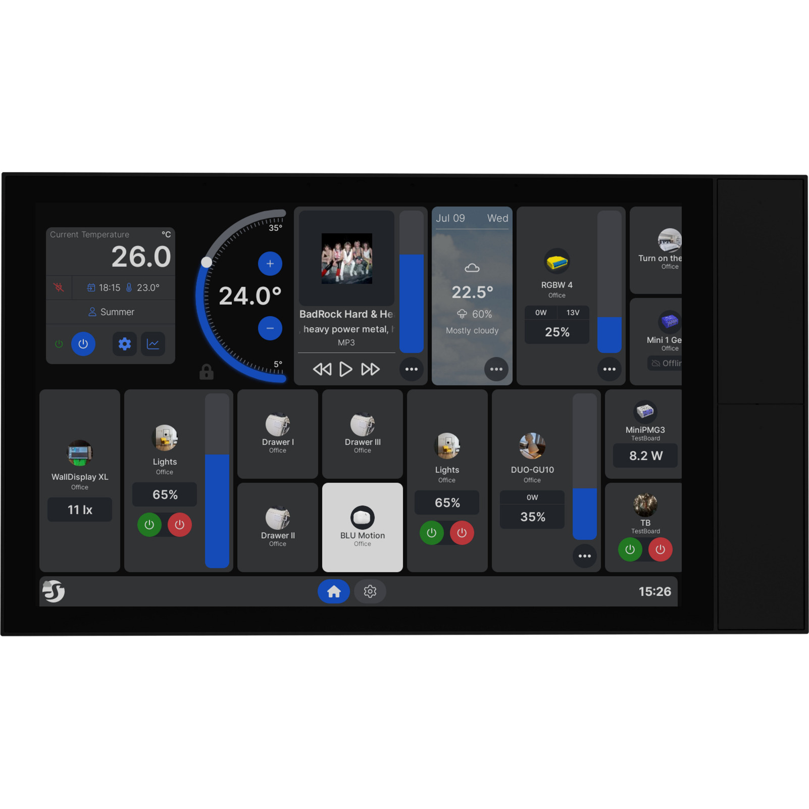 Wall Display XL, Bedienteil